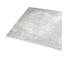 CARPETIA Tappeto Oriente di Alta qualità con Ornamenti Classici in Grigio Größe 80x150 cm