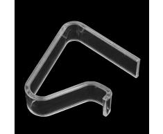 sourcingmap® 4 pz ferma tovaglia in plastica trasparente