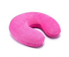 Mr.Ho Cuscino da Collo Cuscino da Viaggio Miglior Cuscino per Dolore al Collo Dormire in Aereo Viaggi Auto Rosa
