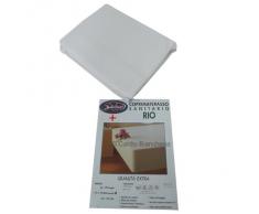 COPRIMATERASSO SANITARIO IMPERMEABILE UNA PIAZZA SINGOLO 100% COTONE E883