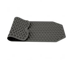 Tatkraft Secure - Tappetino Bagno Antiscivolo in Gomma Naturale - 40x103cm - Qualità e Sicurezza Italiana - Lavabile in Lavatrice - Senza BPA - Tappeto Vasca o Doccia Antimuffa - Nero