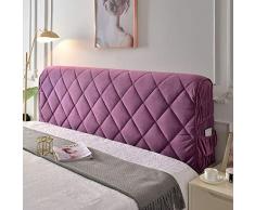 Copritestiera Letto Copertura/Copri Testata Letto Matrimoniale/Singolo Imbottito Fodera Elastica Protezione, Coprire Antipolvere in Cotone Cover Addensare AntiGraffio Cuscino