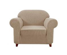 subrtex 1-Pezzo Copripoltrona Elasticizzato, Copridivano Un Posto AntiGraffio per Gatto Cani, Divano Protector Lavabile (1 Posto, Sabbia)