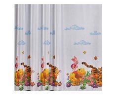 Tenda in voile con motivo Winnie The Pooh, rifinita con nastro antirughe (75 cm, 150)