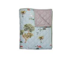 PIP Studio Little Swan Quilt Grey - Coperta trapuntata, 180 x 260 cm