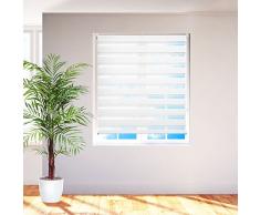 TecTake® Tenda a rullo 100 x 175 cm bianco