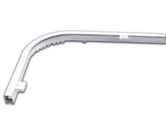 Curva Destra Dx per Scorritenda in Alluminio Bianco 70 cm