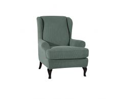 PETCUTE Copripoltrona Elasticizzato copripoltrona con Orecchie copripoltrona 1 Posto Protezioni mobili Jacquard