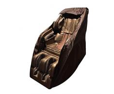 ZZX Copertura Protettiva per Poltrona massaggiante, Chiusura Lampo Completa Impermeabile Anti Polvere Anti-UV Fodera per Poltrona da Massaggio,Marrone,M