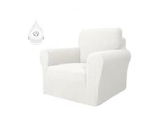 YSTYLE Copridivano Alta Elastico, Super Morbida Copridivano, Moderno Fodera Divani Per Cani Animali, Invernali Copri Divano Con Fondo Elastico (1 Posto(81-120cm), Bianco)