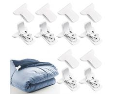 Trapunta imbottita clip | Trapunta imbottita e clip per trapunta | Chiusura coperta per proteggere la biancheria da letto per evitare che le trapunte si spostino allinterno del copripiumino