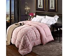 MYPNB Trapunta Warm Ispessimento Quilt Trapunta 100% Tessuti in Cotone Addensare Caldi e Morbidi for all Season AllSeason Trapuntato Comforte Rhypoallergenic Trapuntato Piumino con Angolo Tabs