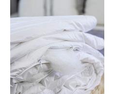 Silk Bedding Direct. Piumone Lusso Fatto a Mano Imbottito in Seta Di Gelso a Lungo Filamento. Primavera/Autunno. King, 260cm x 220cm.