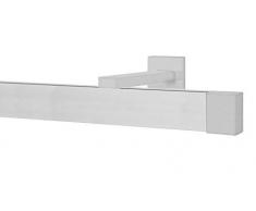 Bastone per tenda piatto scorritenda strappo alluminio mod. arricciatenda 200cm