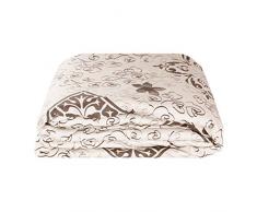 SaRani Trapuntino Primaverile Moderno Double Face Fantasia Floreale Beige Imbottito