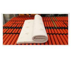 miasuite i sogni italiani TOPPER CORRETTORE IN MEMORYFOAM PER MATERASSO UNA PIAZZA E MEZZA 120x200 ALTEZZA 5 CM SFODERABILE ALOE VERA