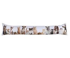 Paraspifferi CANE GATTO para spifferi anti corrente d'aria 85 cm porta