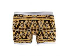 Africano Tappeto Texture Nozioni di base Donna Moderno Ragazzo Breve Boxer Breve Mutandine 1 XL