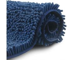 Modern A-Microfibra, 45x65cm Tappetini per il Bagno Grigio,Tappeto in Microfibra Tappetino da Bagno Antiscivolo Assorbente Lavabile in Lavatrice Morbido Tappeto da Terra per Doccia Vasca e WC