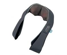 HoMedics Massaggiatore Elettrico per Schiena, Collo e Spalle con Calore, Cuscino Massaggiante ad Intensità Regolabile per Sollievo Muscolare, Simula le Mani Vere, Massaggio Gel Shiatsu