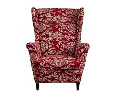 CHNSHOME Copripoltrona 1 Posto con Orecchie Elasticizzato 2 Pezzi copripoltrona Fodere per poltrone a orecchioni Coprisedile per Poltrona