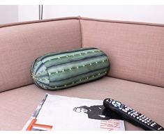 Kikkerland Cuscino Cactus, Spandex, Verde, 15x38x11 cm