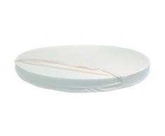 Materasso Rotondo Dolce MORFEO Alto 18,5 CM, Diametro 210 CM, DENSITÀ 30, SFODERABILE, Ortopedico Anallergico E ANTIACARO, Fodera in Aloe Vera