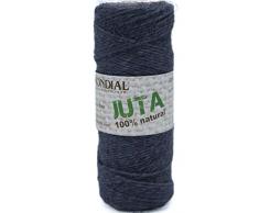 Merceria Pour Toi... Gomitolo | Juta Mondial Natural | 100 gr 100% Juta Naturale Vari Colori Borsa Mare Tappetino Cesto Accessori arredo casa Estate Primavera (946 Blu)