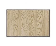 casa pura Tappeti Naturali Bamboo - Stuoia Bambu Impermeabile a Listelli Legno | Varie Dimensioni e Due Colori | Beige Naturale - 9 0X 120 cm