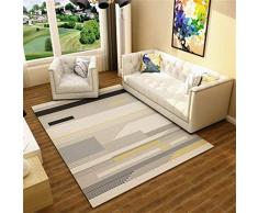 Liveinu Tappeto A Pelo Corto Scandinavia per Salotto Soggiorno Modern Design Tappeti per Salotto Arredamento Antiscivolo Lavabili Ornamenti 120x160cm