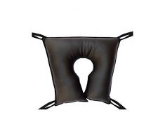 Cuscino antidecubito, a forma di ferro di cavallo quadrato, realizzato in poliuretano, dimensioni: 46 x 46 x 10 cm, previene le ulcere da pressione