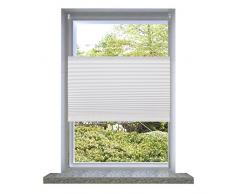 vidaXL Tenda plissè 90x100cm bianca