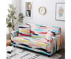 Fansu Copridivano Elastico, Copridivano Salotto Protettore Imbottito Sofa Mobili Copridivano Elastico Antiscivolo Ideale per Poltrone (1pcs Federa(45 * 45cm),Graffiti)