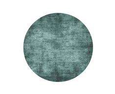N/ JXADT Tappeto Nordico Rotondo Soggiorno Camera da Letto Cesto Sospeso Sedia Girevole per Computer Tappeto Tinta Unita 300Cm di Diametro Impressione Verde Chiaro