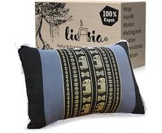 livasia | cuscino relax tailandese dai colori vivaci | cuscino per divano | cuscino per il collo | cuscino in kapok