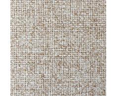 DESHOME Penelope 10 metri - Tessuto al Metro Idrorepellente stoffa resistente per divani, cuscini, tappezzeria (Beige)