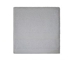 Dyckhoff Planet Uni Bio Serie guanto in spugna, Lavetta, asciugamano ospite, asciugamano, telo doccia, telo da spiaggia, Tappetino da bagno in diversi colori, argento, Duschtuch 70 x 140 cm