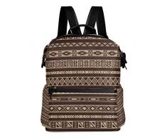 FANTAZIO Zaini Africano Tappeto Borsa Scuola Zaino