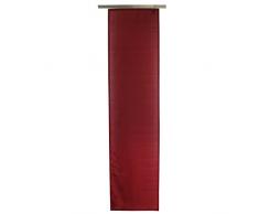 Gözze 66015-37-6045 Dakar - Tenda a pannello oscurante, scorrevole, effetto seta, fissaggio con velcro, in poliestere, certificazione Oeko-Tex Standard 100, 60 x 245 cm, rosso