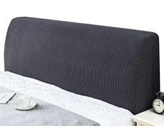 yuuuuiiioo Copri Testata Letto Copertura Testiera Letto Singola E Doppia Copritestiera Elasticità A Prova di Polvere Morbido E Confortevole Fodera per Testiera Decoro Camera Rimovibile Lavabile