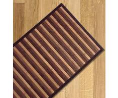 Confezioni Giuliana Tappeto Bamboo sfumato passatoia Cucina Ingresso cm 55x280 Marrone Beige