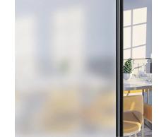 DIFIT Pellicola Vetri Finestre, Durevole Pellicola Oscurante Per Vetri, Senza Colla Pellicola Adesiva Per Vetri, Rimovibile Pellicola Oscurante Per Vetri Finestre, Privacy Pellicola Anti UV(60x200cm)