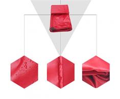 Sarazong Telo di Copertura in Tela Cerata Rossa Telo di Copertura in Tela Cerata Impermeabile per pavimentazione in Stoffa Impermeabile Fatto di 450 Grammi/Metro Quadro (Rosso),2 * 1.5m