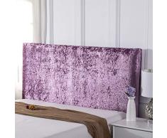 Copritestata Letto Matrimoniale Bianco/Nero Elastica Copertura Per Testiera Per Letto, Copritestiera Letto, Antipolvere Protezione Copertura Cotone Addensare Antigraffio Cuscino,E-200X75CM