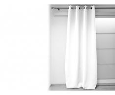 Soleil dOcre - Tenda con occhielli, oscurante, 135 x 250 cm, colore: grigio chiaro