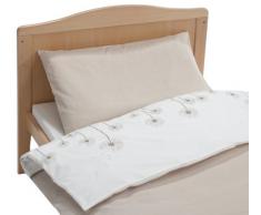 Träumeland TT09102 - Biancheria da letto con prato di fiori, 2 pezzi, 100 x 135 cm