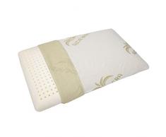 Leonardo - guanciale in memory foam aloe vera forato 100% Made in Italy - cuscino 100% memory foam - federa aloe vera-Certificato OEKO TEK