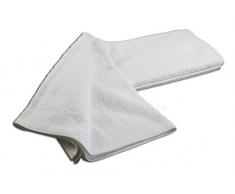 Gözze Sylt - Asciugamano da Sauna, 70/200 cm, Spugna, Bianco, 70 x 200 cm