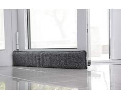 K. & N. - Paraspifferi in lana vergine 550 per porte, 80 cm, colore: Antracite