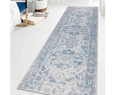 Famibay Tappeto Corridoio Antiscivolo 65x220cm Tappeto Passatotia Cucina Lavabile Tappeti Runner Lunghi Tappeto da Cucina Pelo Corto Tappeto per Cucina Entrata Soggiorno
